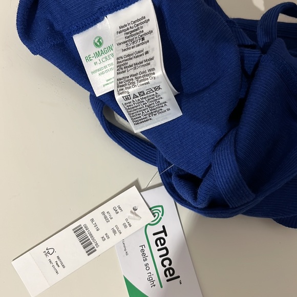 🆕J. Crew Tencel Henley Tank, Size XS - Picture 6 of 6